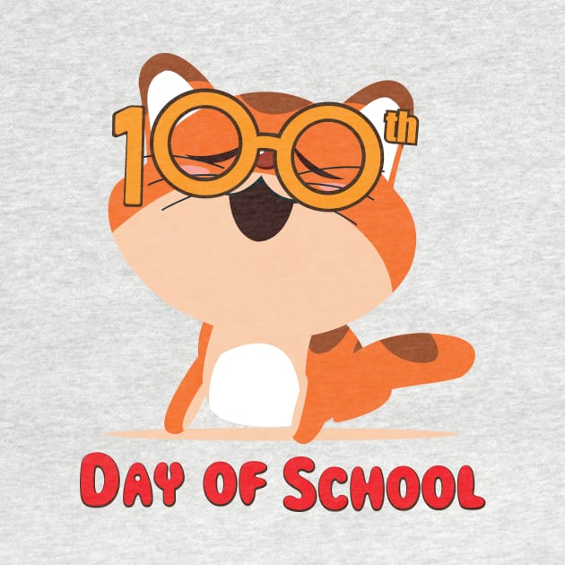 Cute Cat 100th Day Of School Gifts by macshoptee